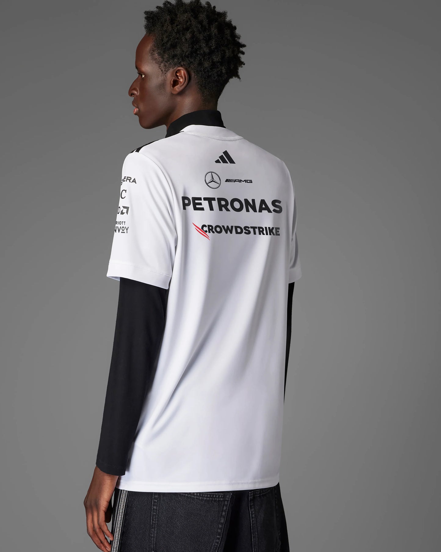 Mercedes-AMG F1 2025 Team Driver Jersey - White