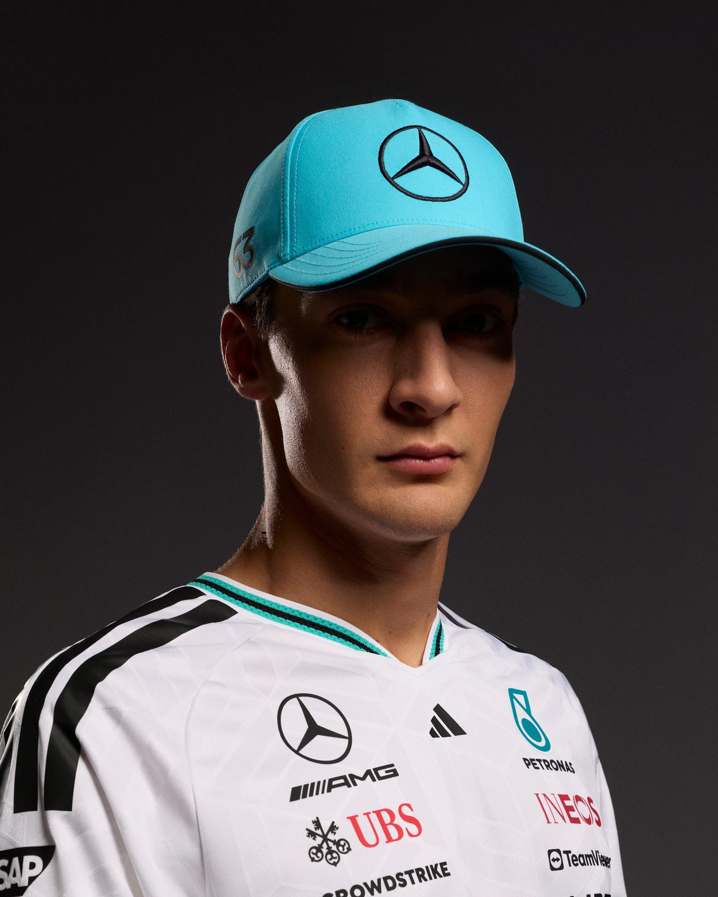 Mercedes-AMG F1 adidas 2026 George Russell Cap - Samba Blue