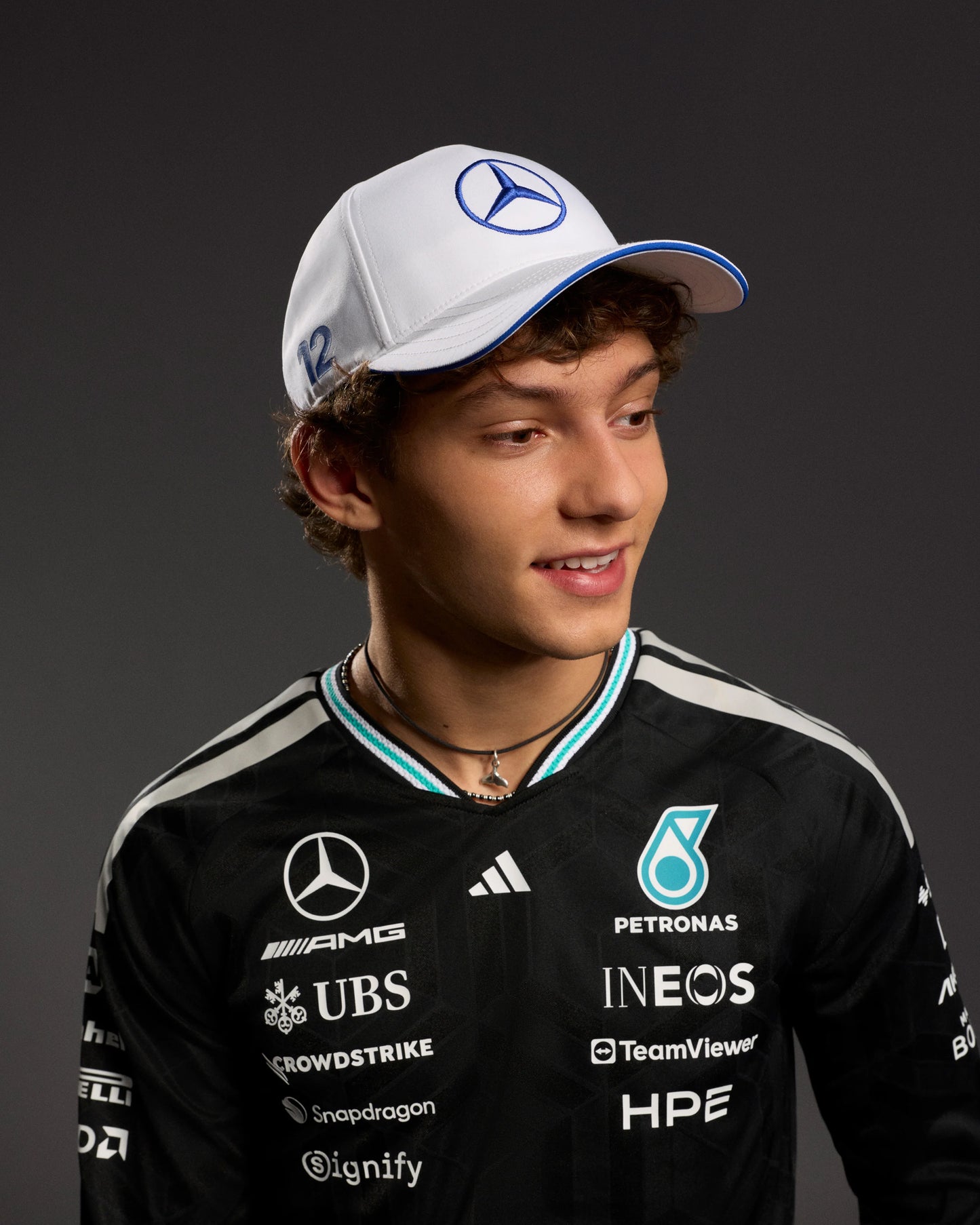 Mercedes-AMG F1 adidas 2026 Kimi Antonelli Cap - White