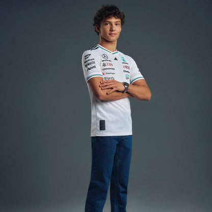 Mercedes-AMG F1 2025 Team Driver Jersey Authentic - White
