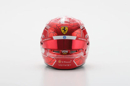 Scuderia Ferrari Charles Leclerc 2024 Singapore GP 1:5 Model Helmet