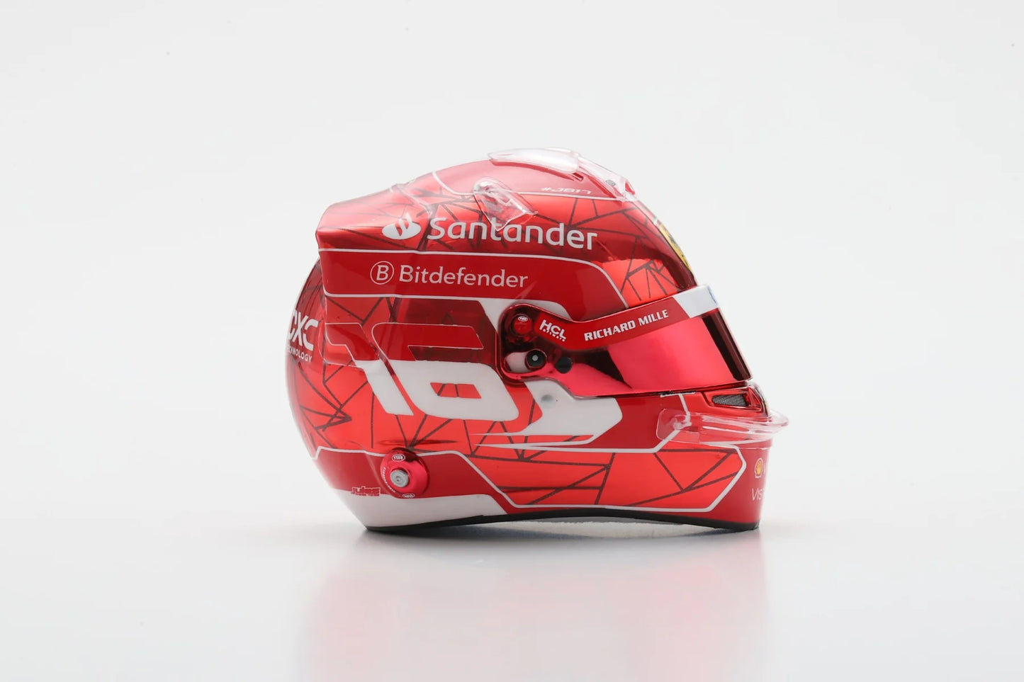 Scuderia Ferrari Charles Leclerc 2024 Singapore GP 1:5 Model Helmet