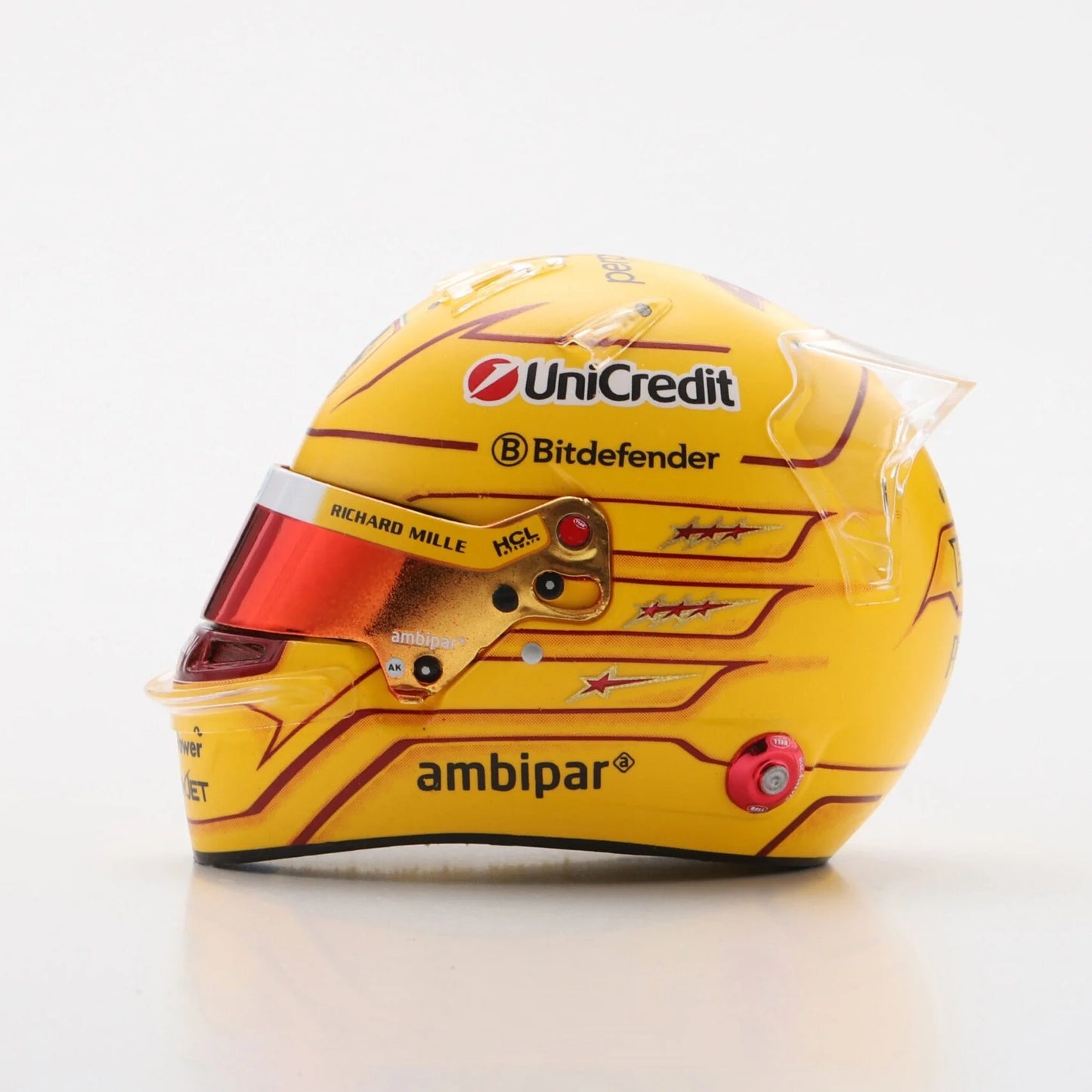 Scuderia Ferrari Lewis Hamilton 2025 Monaco GP 1:5 Model Helmet
