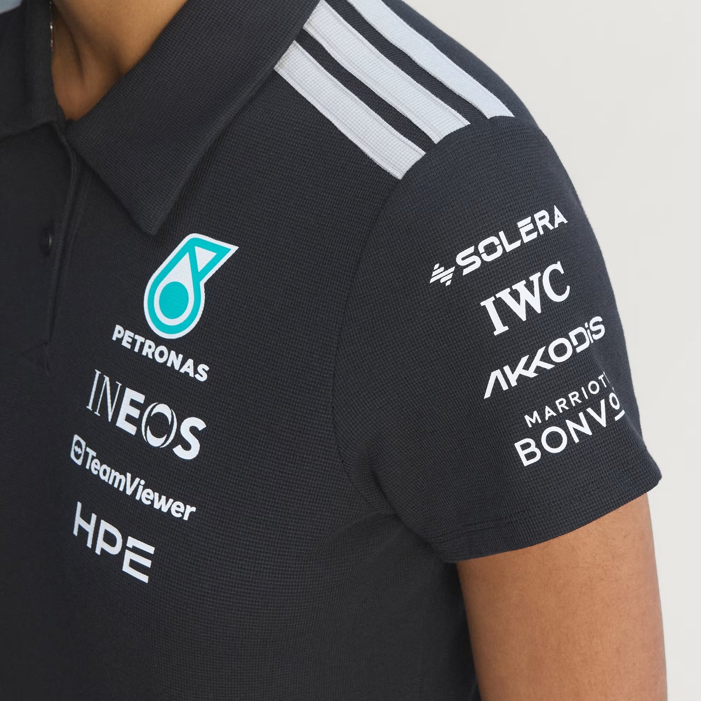 Mercedes-AMG F1 adidas women's 2026 Team Engineers Polo - Black
