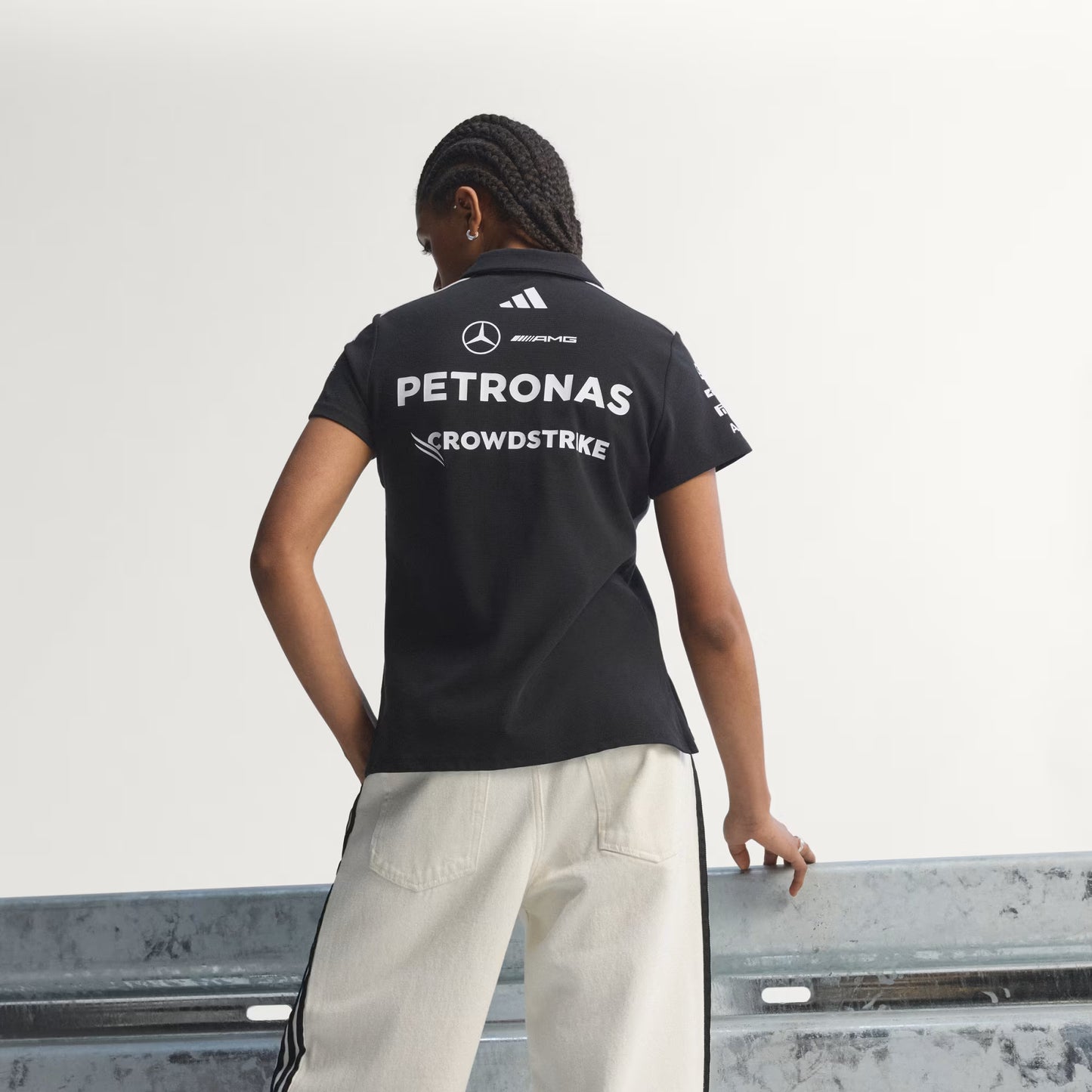 Mercedes-AMG F1 adidas women's 2026 Team Engineers Polo - Black