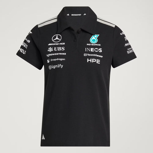 Mercedes-AMG F1 adidas women's 2026 Team Engineers Polo - Black