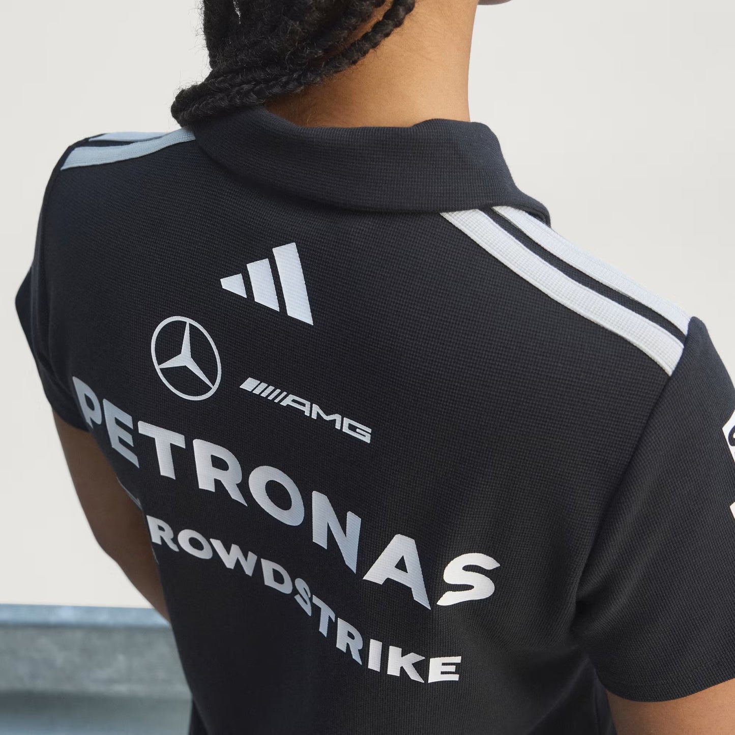 Mercedes-AMG F1 adidas women's 2026 Team Engineers Polo - Black