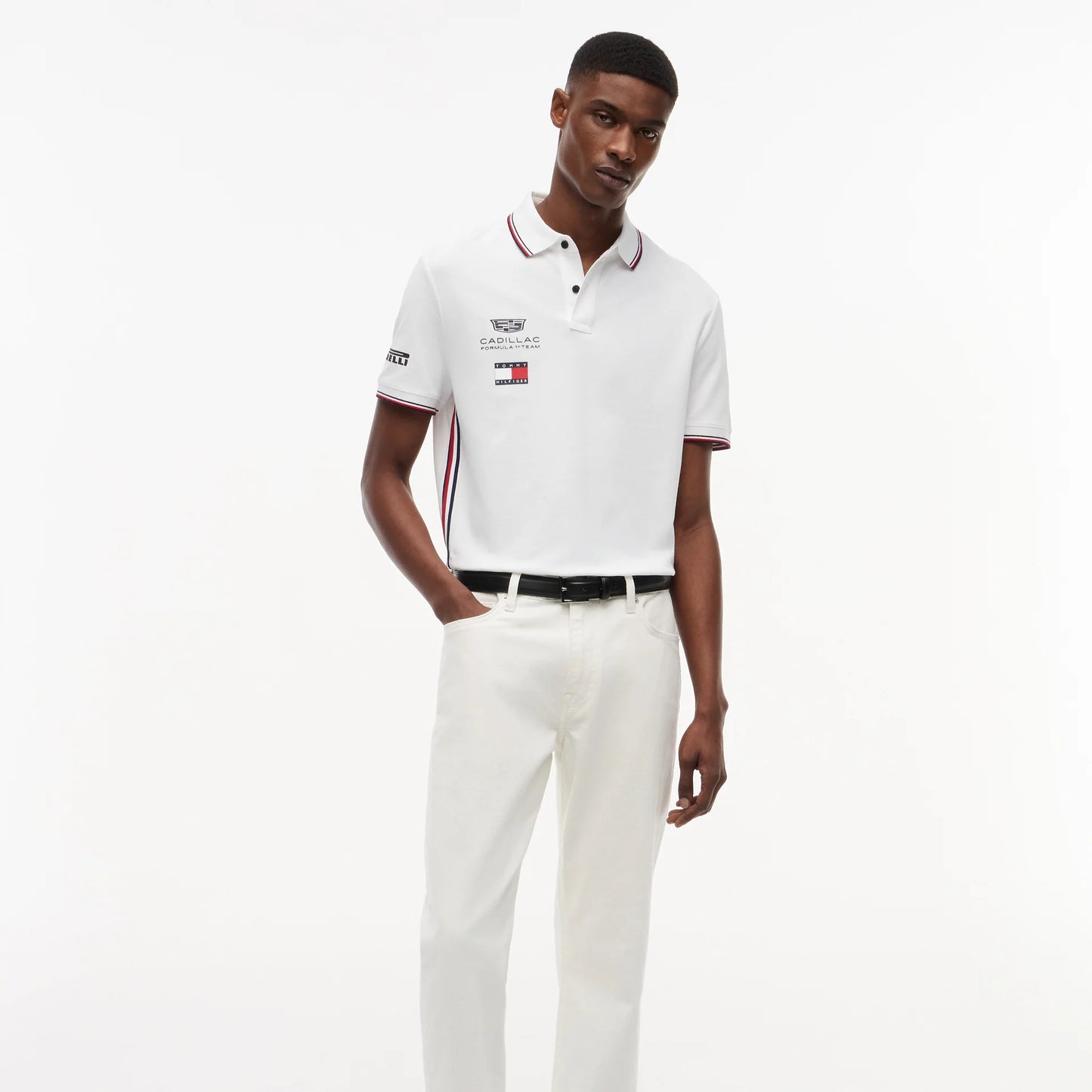 Cadillac F1 Team Tommy Hilfiger 2026 Team Polo - White