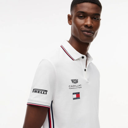 Cadillac F1 Team Tommy Hilfiger 2026 Team Polo - White