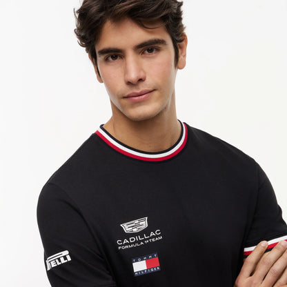 Cadillac F1 Team Tommy Hilfiger 2026 Team T-shirt - Black