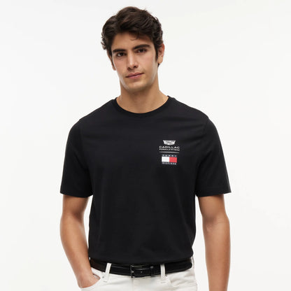 Cadillac F1 Team Tommy Hilfiger 2026 Logo T-shirt - Black