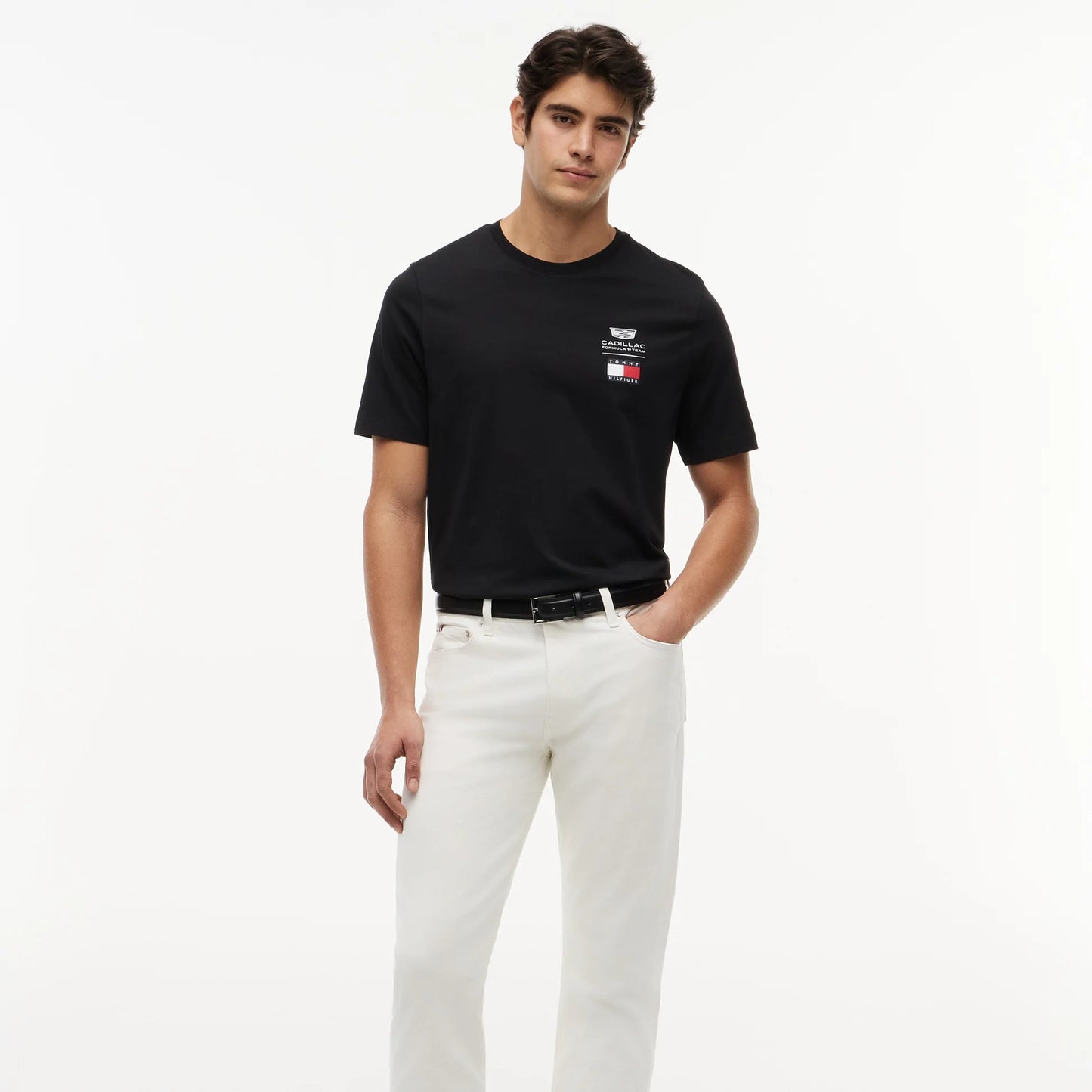 Cadillac F1 Team Tommy Hilfiger 2026 Logo T-shirt - Black