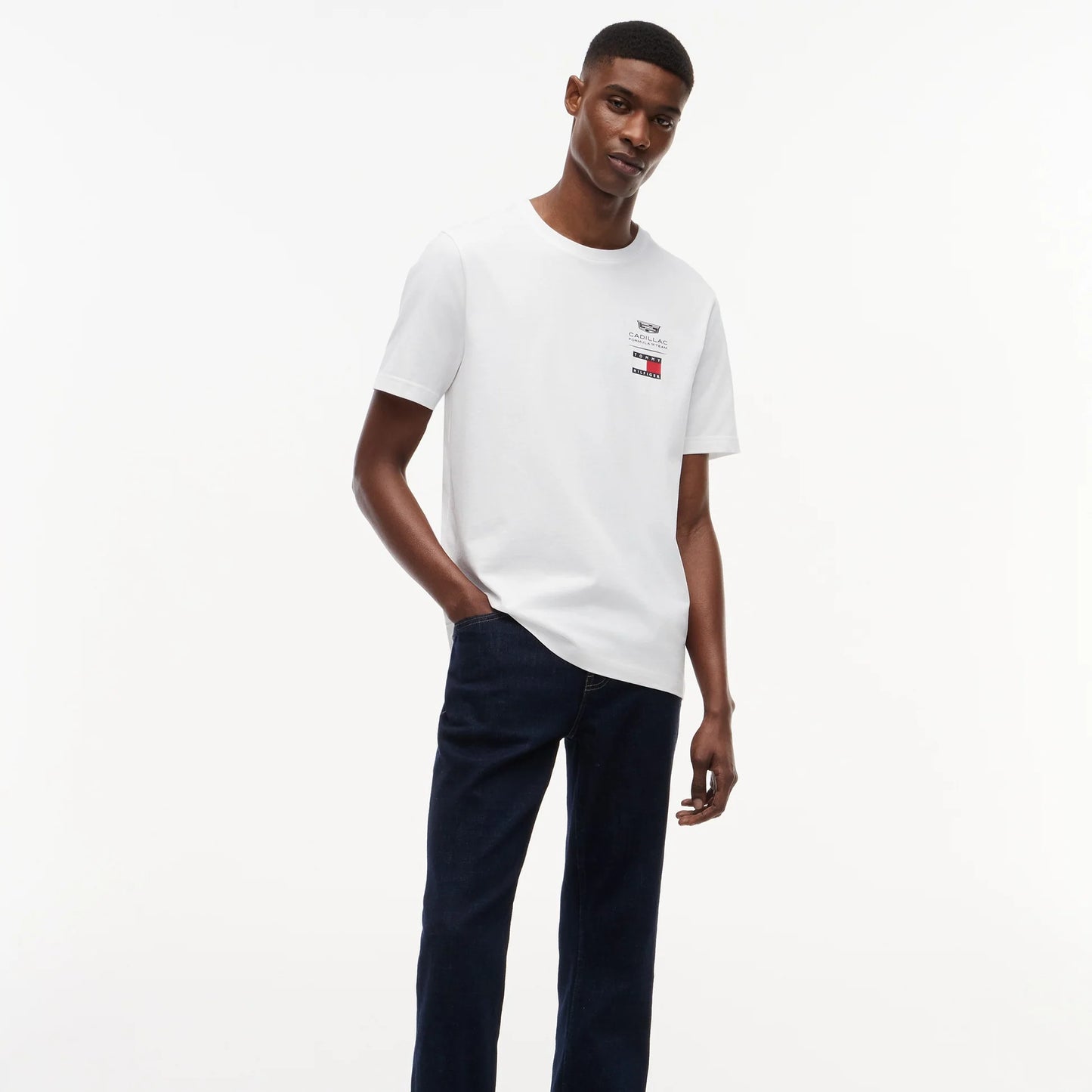 Cadillac F1 Team Tommy Hilfiger 2026 Logo T-shirt - White