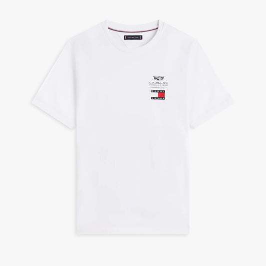 Cadillac F1 Team Tommy Hilfiger 2026 Logo T-shirt - White