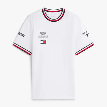Cadillac F1 Team Tommy Hilfiger 2026 Valtteri Bottas T-shirt - White