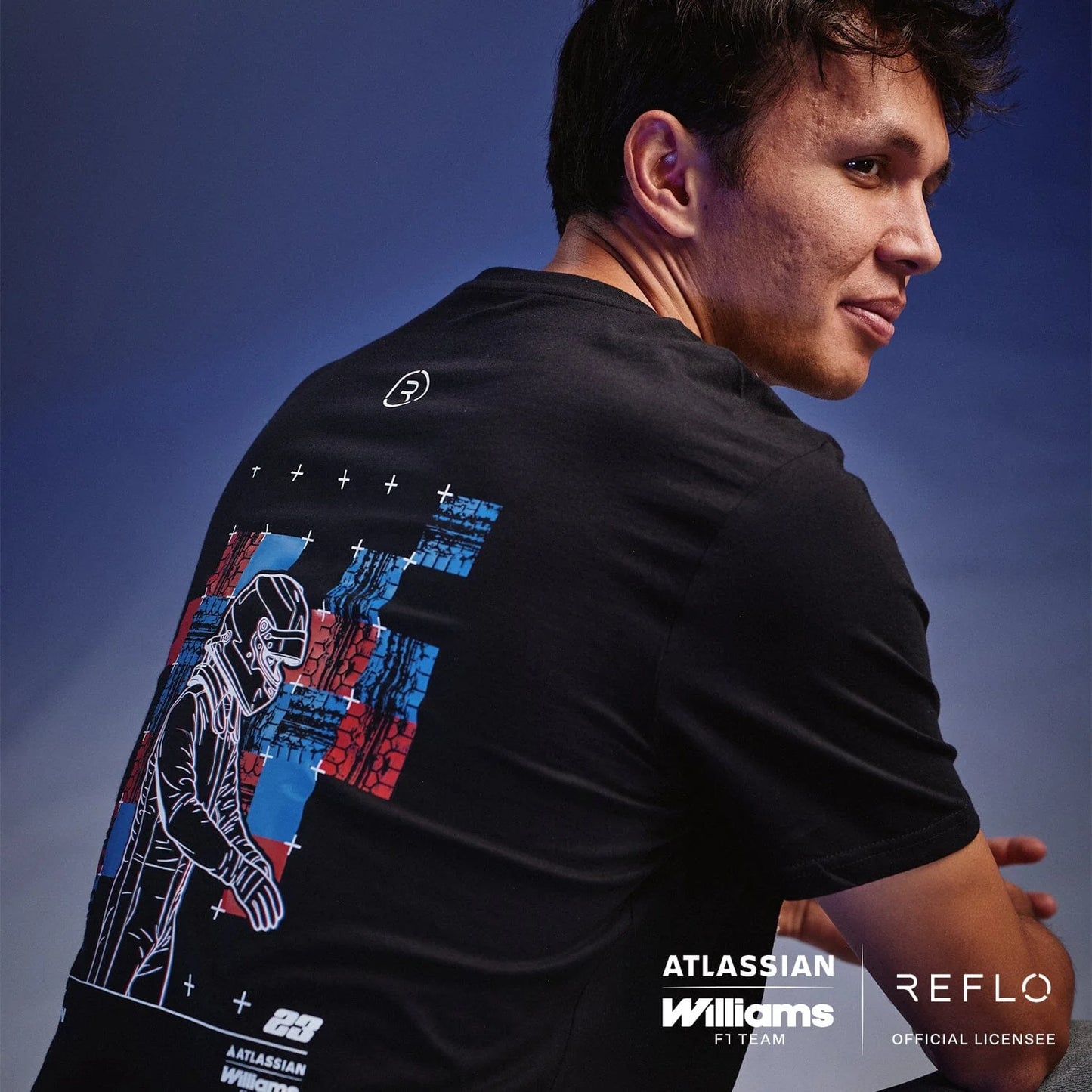 Atlassian Williams Racing F1 x REFLO Alex Albon T-Shirt