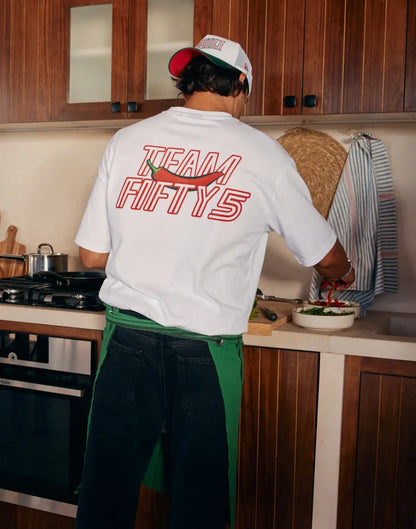 TEAM FIFTY5 Mexico Oversized Tee - White