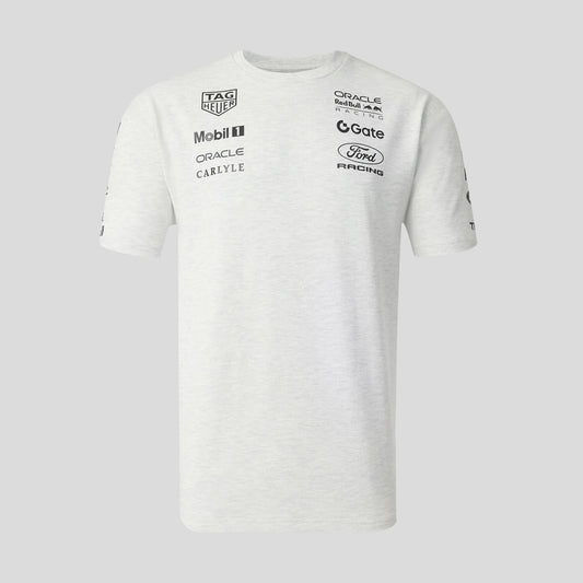 Red Bull Racing F1 2026 Classic Team T-Shirt - White Marl