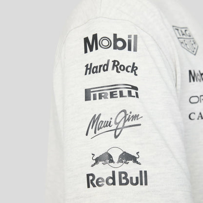Red Bull Racing F1 2026 Classic Team T-Shirt - White Marl