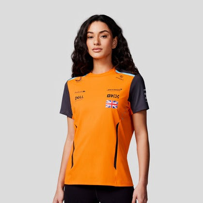 McLaren Women's 2024 Lando Norris Driver T-shirt - PAPAYA/PHANTOM