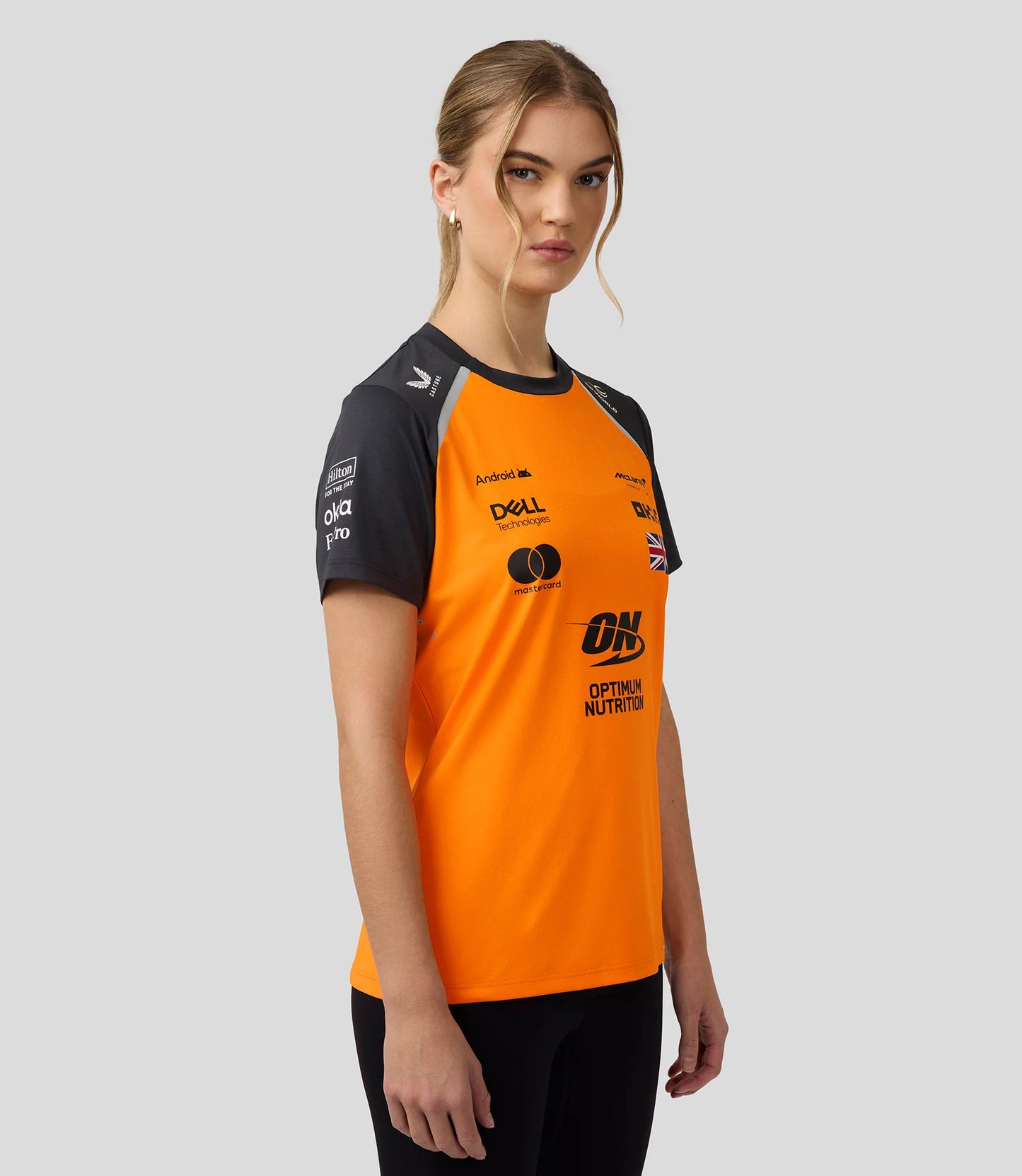 McLaren F1 2025 Women's Lando Norris Team T-Shirt - PAPAYA