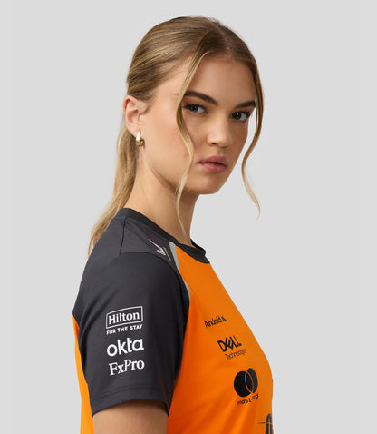 McLaren F1 2025 Women's Lando Norris Team T-Shirt - PAPAYA