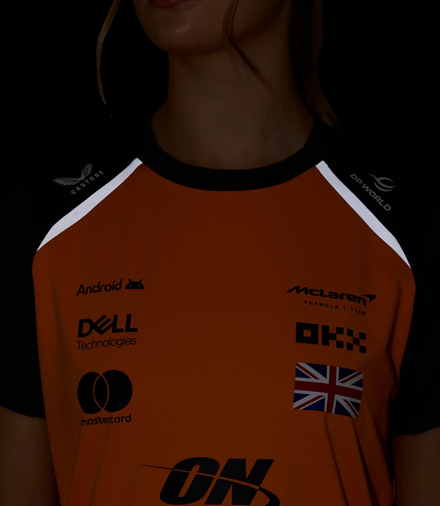 McLaren F1 2025 Women's Lando Norris Team T-Shirt - PAPAYA