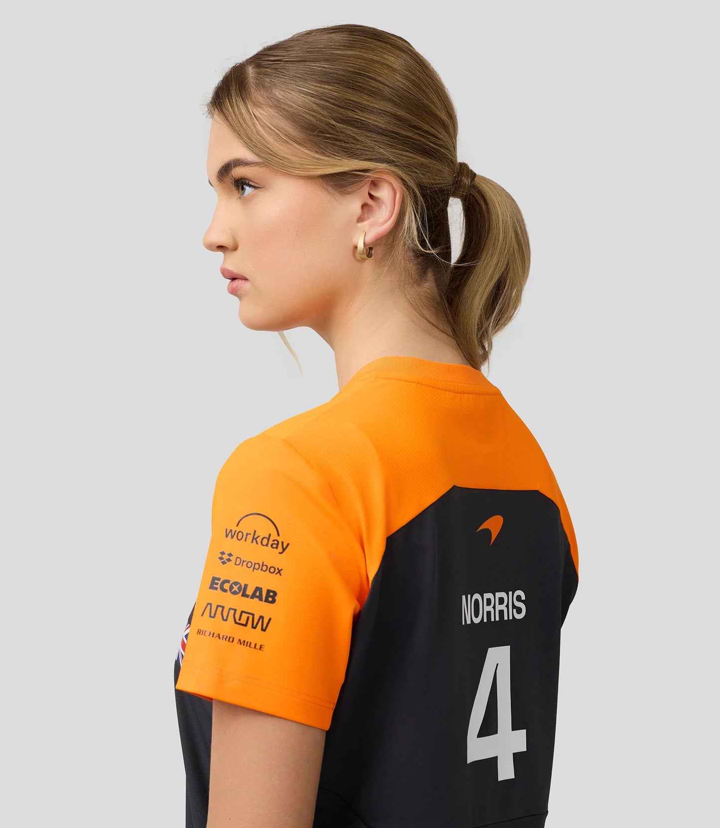 McLaren F1 2025 Women's Lando Norris Team T-Shirt - PHANTOM