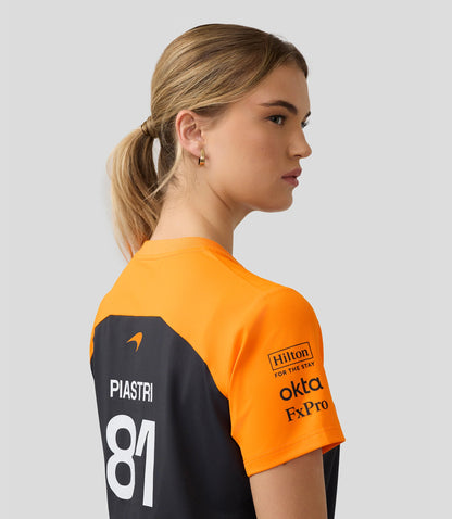 McLaren F1 2025 Women's Oscar Piastri Team T-Shirt - PHANTOM