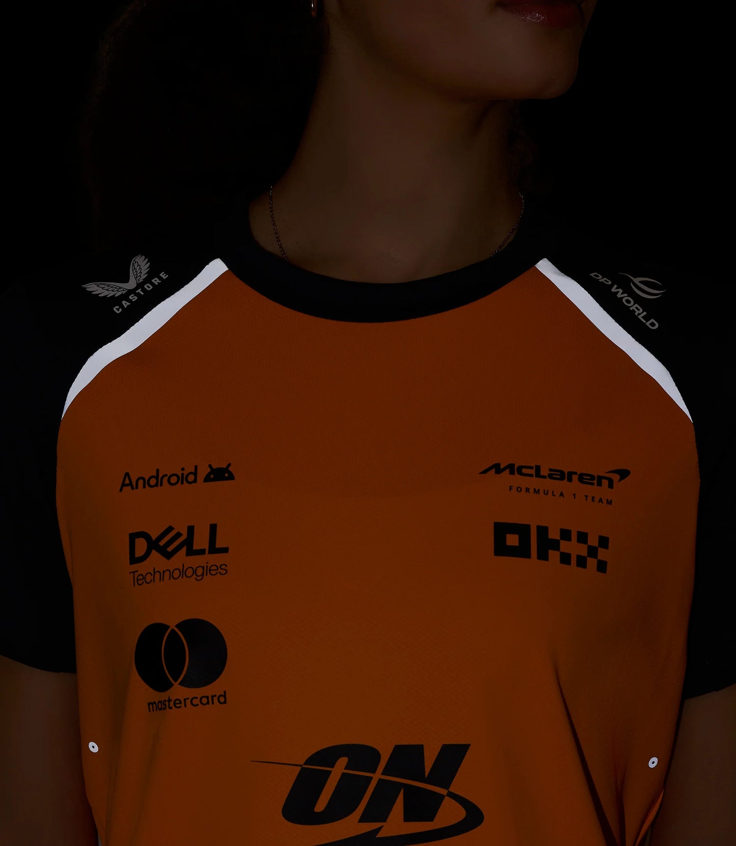McLaren F1 2025 Women's Team T-Shirt - PAPAYA