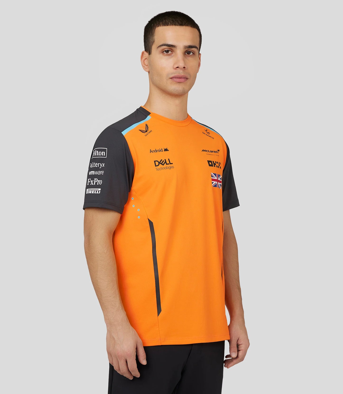 McLaren F1 2024 Men's Lando Norris Team T-Shirt - PAPAYA