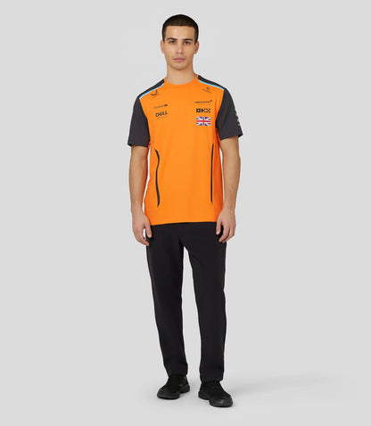 McLaren F1 2024 Men's Lando Norris Team T-Shirt - PAPAYA