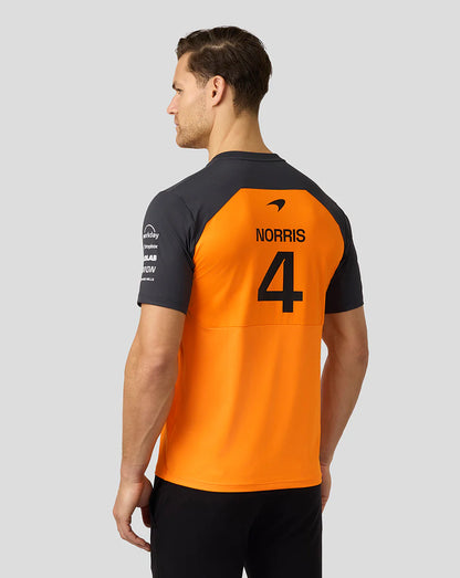 McLaren F1 2025 Men's Lando Norris Team T-Shirt - PAPAYA