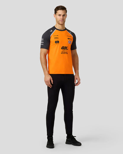 McLaren F1 2025 Men's Lando Norris Team T-Shirt - PAPAYA