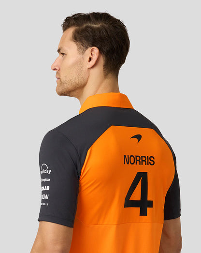 McLaren F1 Men's 2025 Lando Norris Team Drivers Polo