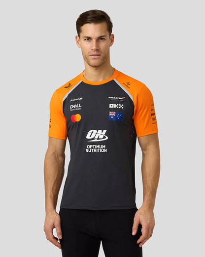 McLaren F1 2025 Men's Oscar Piastri Team T-Shirt - PHANTOM