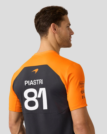 McLaren F1 2025 Men's Oscar Piastri Team T-Shirt - PHANTOM