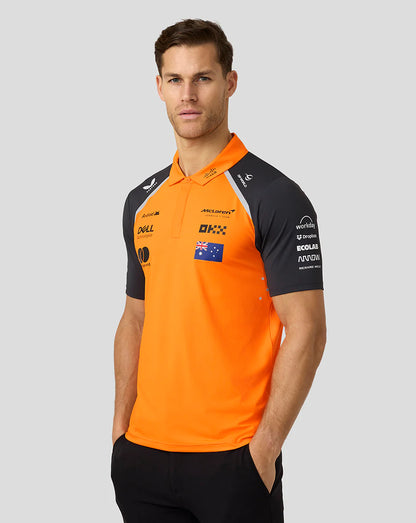 McLaren F1 Men's 2025 Oscar Piastri Team Drivers Polo