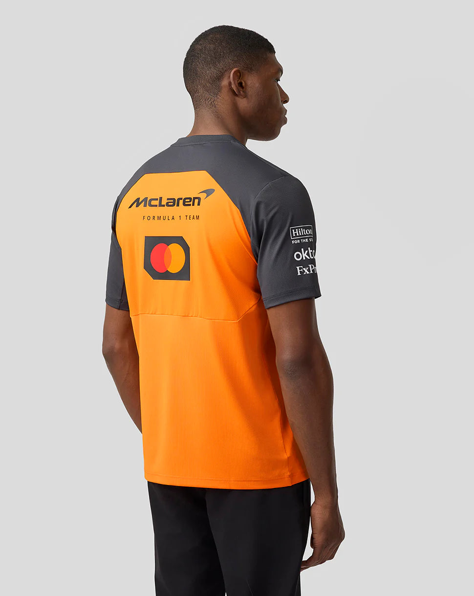 McLaren F1 2025 Men's Team T-Shirt - PAPAYA/PHAMTOM