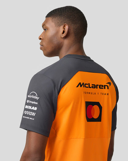 McLaren F1 2025 Men's Team T-Shirt - PAPAYA/PHAMTOM