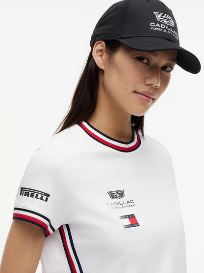 Cadillac F1 Team Tommy Hilfiger Women's 2026 Team T-shirt - White