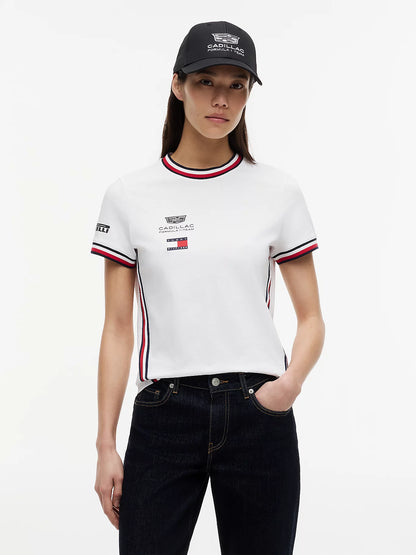 Cadillac F1 Team Tommy Hilfiger Women's 2026 Team T-shirt - White