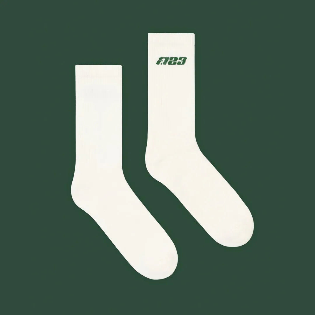 [Pre-order] AA23 Crew Socks Cream