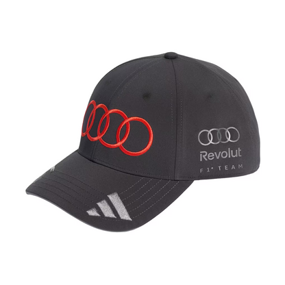 Audi F1 Team adidas 2026 Gabriel Bortoleto Cap - Black