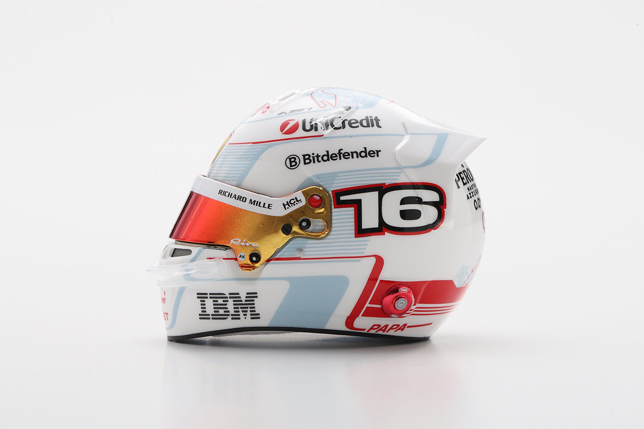 Scuderia Ferrari Charles Leclerc 2025 Monaco GP 1:5 Model Helmet