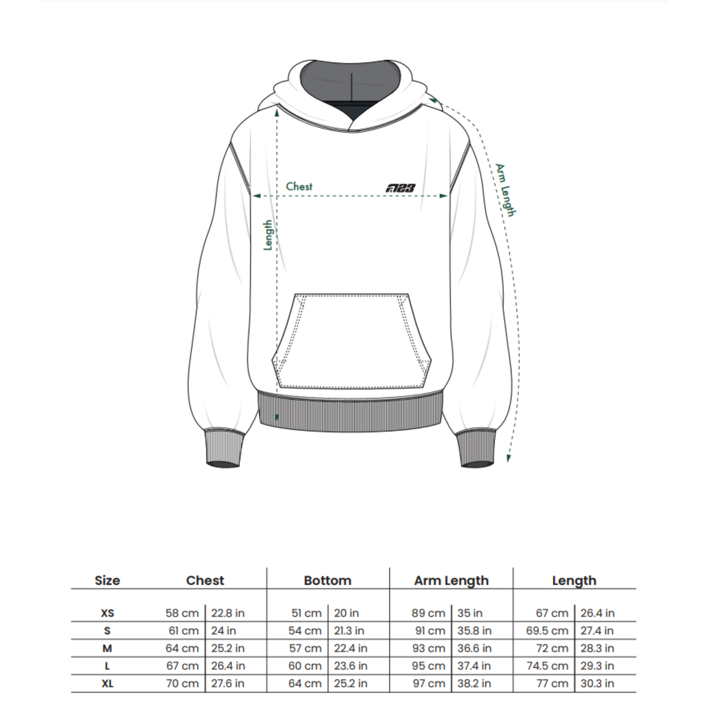 [Pre-order] AA23 Heavyweight Hoodie Green