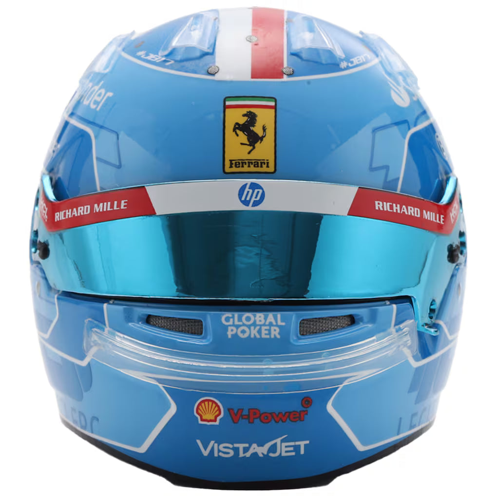 Scuderia Ferrari Charles Leclerc 2024 Miami GP 1:5 Model Helmet