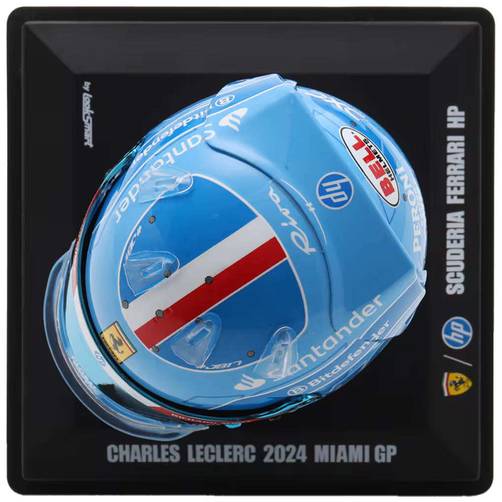 Scuderia Ferrari Charles Leclerc 2024 Miami GP 1:5 Model Helmet